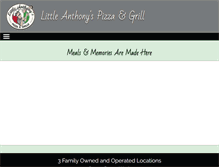 Tablet Screenshot of littleanthonyspizza-grille.com